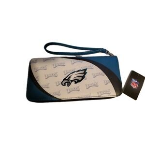 NFL Piladelphia Eagles Curve Zip Organizer Women's Wallet